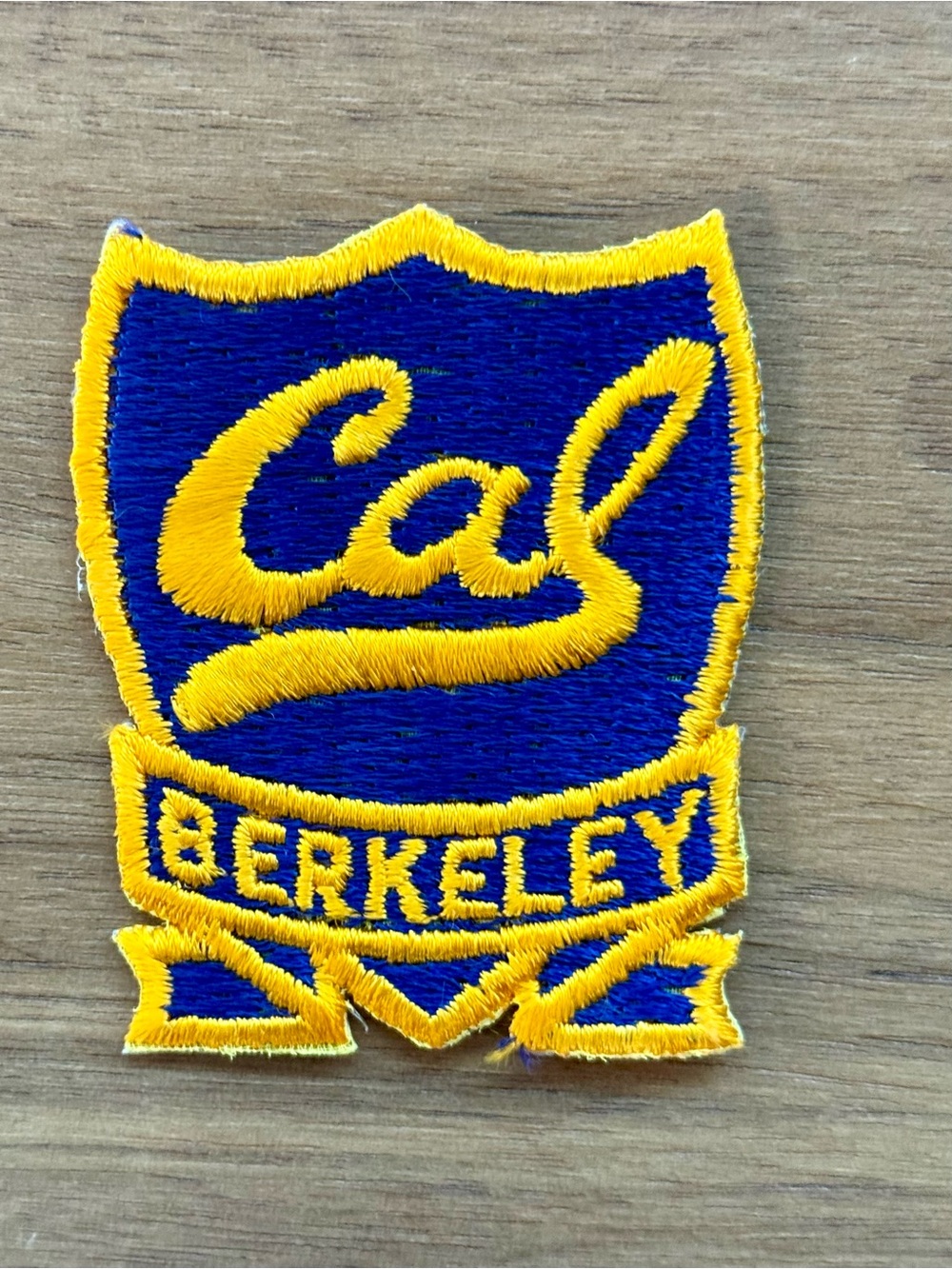 UC Berkeley Cal Golden Bears Embroidered Patch * Iron On * NWOT * Blue Gold